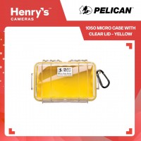 Pelican 1050 Micro Case with Clear Lid - Yellow