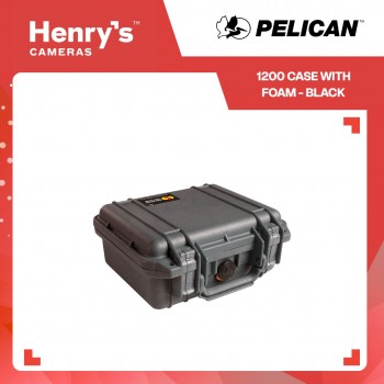 Pelican 1200 Case with Foam - Black Pelican 1200 Case with Foam - Black