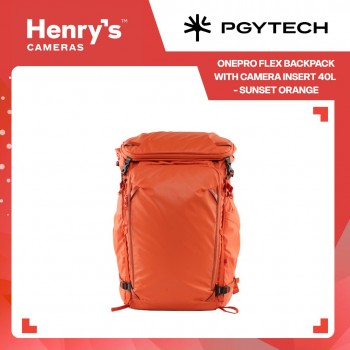 Pgytech OnePro Flex Backpack with Camera Insert 40L - Sunset Orange Pgytech OnePro Flex Backpack with Camera Insert 40L - Sunset Orange