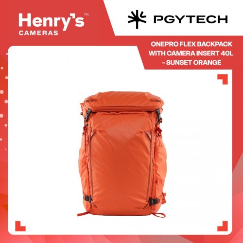 Pgytech OnePro Flex Backpack with Camera Insert 40L - Sunset Orange