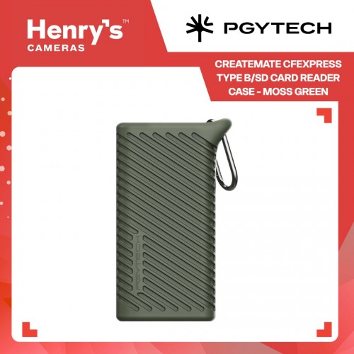 Pgytech CreateMate CFexpress Type B/SD Card Reader Case - Moss Green