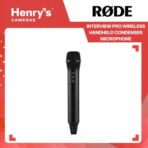 Rode Interview PRO Wireless Handheld Condenser Microphone Rode Interview PRO Wireless Handheld Condenser Microphone