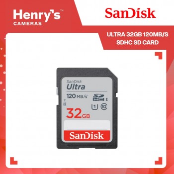 Sandisk Ultra 32GB 120MB/S SDHC SD Card SDSDUN4-032G