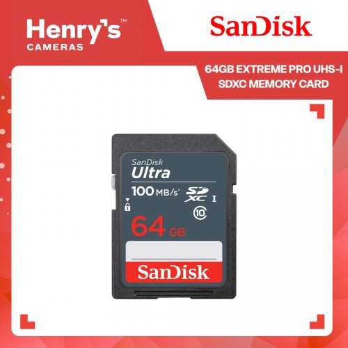 SanDisk 64GB Ultra SDXC UHS-I Memory Card - SDSDUNR-064G-GN3IN
