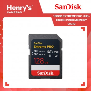 SanDisk 128GB Extreme PRO UHS-II SDXC (V90) Memory Card - SDSDXDM-128G-GN4IN