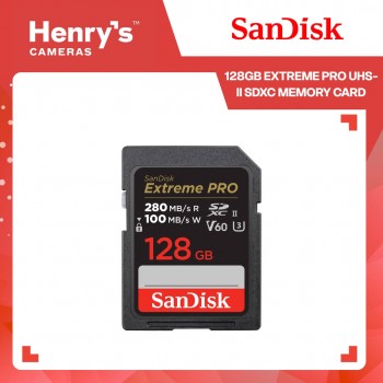 SanDisk 128GB Extreme PRO UHS-II SDXC Memory Card - SDSDXEP-128G-GN4IN