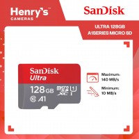 SanDisk Ultra 128GB A1Series micro SD (SDSQUAB-128G-GN6MN), Up to 140MB/s, Class10 U1 A1