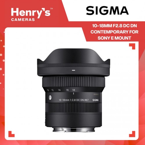 Sigma 10-18mm F2.8 DC DN Contemporary for Sony E Mount