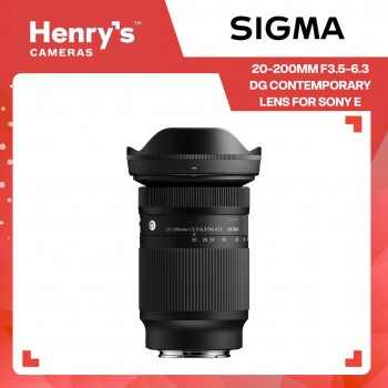 Sigma 20-200mm F3.5-6.3 DG Contemporary Lens for Sony E