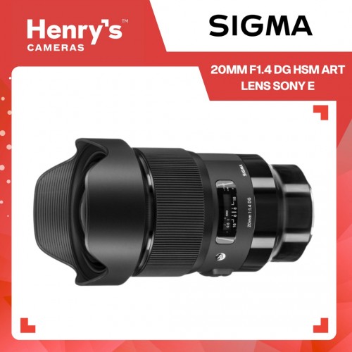 Sigma 20mm F1.4 DG HSM Art Lens Sony E