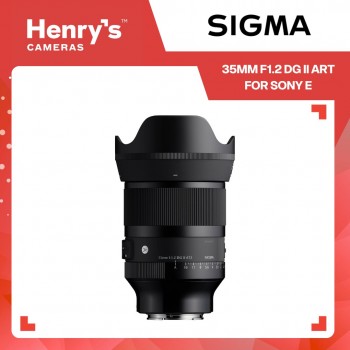 Sigma 35mm F1.2 DG II Art for Sony E