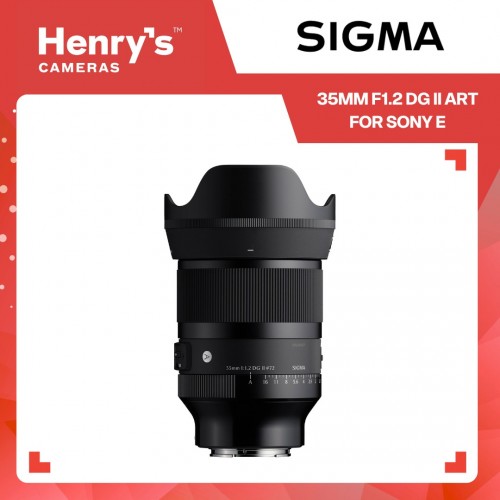 Sigma 35mm F1.2 DG II Art for Sony E