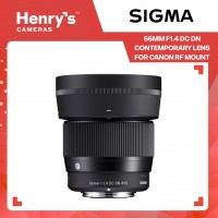 Sigma 56mm F1.4 DC DN Contemporary Lens For Canon RF Mount Sigma 56mm F1.4 DC DN Contemporary Lens For Canon RF Mount