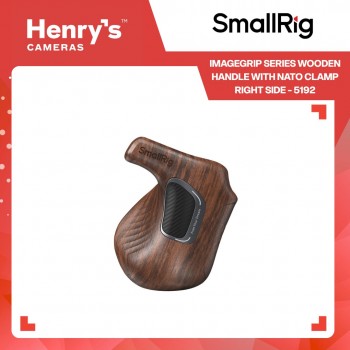 SmallRig ImageGrip Series Wooden Handle with NATO Clamp Right Side - 5192