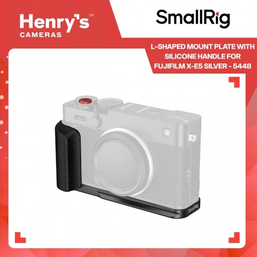 SmallRig L-Shaped Mount Plate with Silicone Handle for Fujifilm X-E5 Black - 5448 SmallRig L-Shaped Mount Plate with Silicone Handle for Fujifilm X-E5 Black - 5448