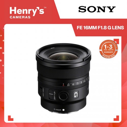 Sony FE 16mm F1.8 G Lens Sony FE 16mm F1.8 G Lens