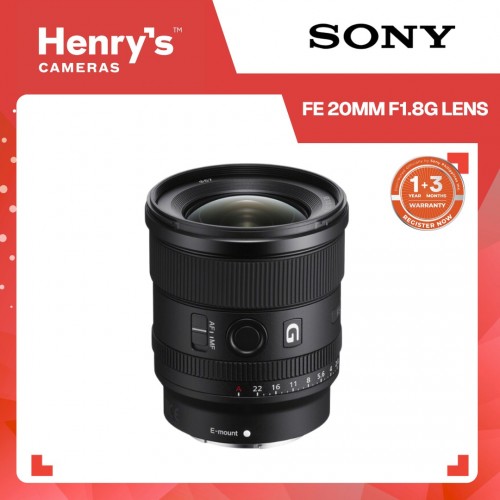 Sony FE 20mm F1.8G Lens