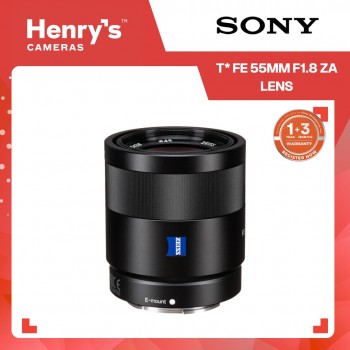 Sony T* FE 55mm F1.8 ZA Lens