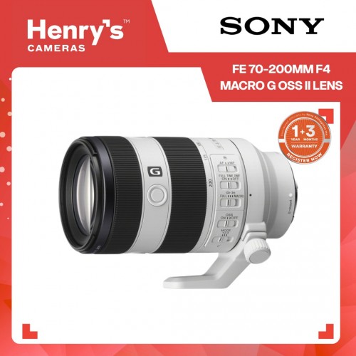 Sony FE 70-200mm F4 Macro G OSS II Lens 