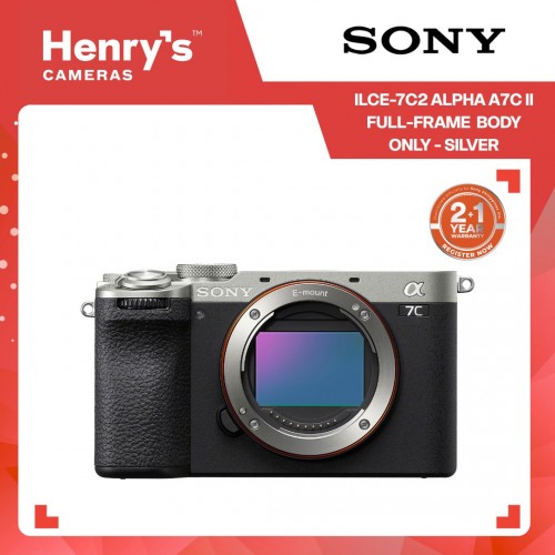 Sony ILCE-7C2 Alpha A7C II Full-Frame Mirrorless Camera Body Only - Silver Sony ILCE-7C2 Alpha A7C II Full-Frame Mirrorless Camera Body Only - Silver