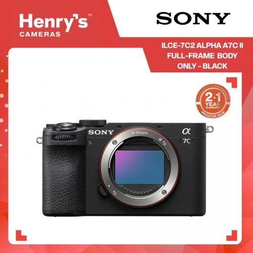 Sony ILCE-7C2 Alpha A7C II Full-Frame Mirrorless Camera Body Only - Black Sony ILCE-7C2 Alpha A7C II Full-Frame Mirrorless Camera Body Only - Black
