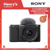 Sony ZV-E10 Mirrorless Camera with 16-50mm f/3.5-5.6 II Lens