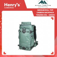 Summit Creative Medium Roll Top Camera Backpack Tenzing 30L - Green
