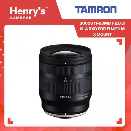 Tamron B060S 11-20mm F2.8 DI III-A RXD for Fujifilm X Mount Tamron B060S 11-20mm F2.8 DI III-A RXD for Fujifilm X Mount