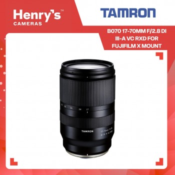 Tamron B070 17-70mm F/2.8 Di III-A VC RXD for Fujifilm X Mount Tamron B070 17-70mm F/2.8 Di III-A VC RXD for Fujifilm X Mount