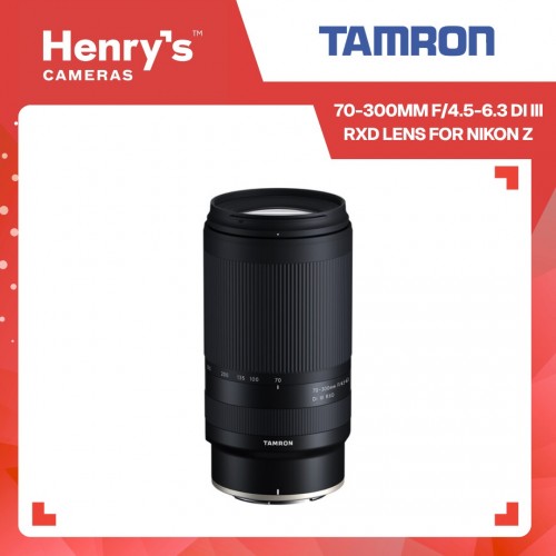 Tamron 70-300mm f/4.5-6.3 Di III RXD Lens for Nikon Z - Order Basis Tamron 70-300mm f/4.5-6.3 Di III RXD Lens for Nikon Z - Order Basis