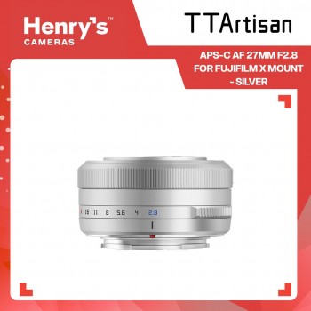 TTArtisan APS-C AF 27mm F2.8 for Fujifilm X Mount - Silver