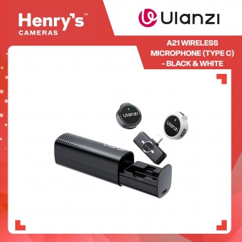 Ulanzi A21 Wireless Microphone (Type C) - Black & White