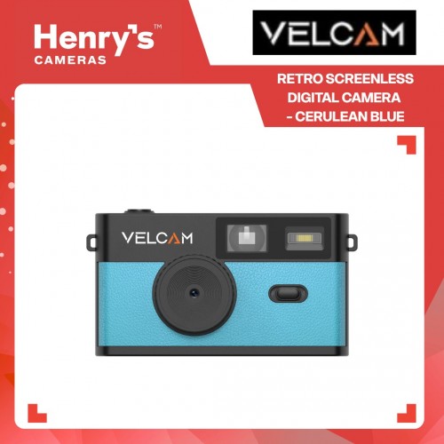 Velcam Retro Screenless Digital Camera - Cerulean Blue