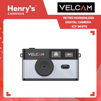 Velcam Retro Screenless Digital Camera - Icy White