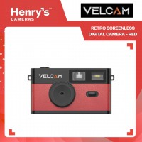Velcam Retro Screenless Digital Camera - Red
