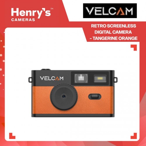 Velcam Retro Screenless Digital Camera - Tangerine Orange