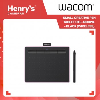 Wacom Intuos Small Creative Pen Tablet CTL-4100WL - Black (Wireless)