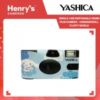Yashica Single-Use Disposable 35mm Film Camera - Cinnamoroll Fluffy World Yashica Single-Use Disposable 35mm Film Camera - Cinnamoroll Fluffy World