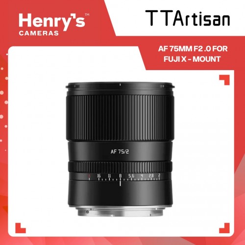 TTArtisan AF 75mm F2 Full-Frame Lens for Fuji X-Mount