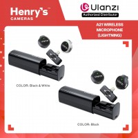 Ulanzi A21 Wireless Microphone (Lightning) - Black