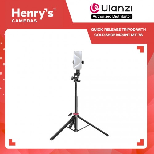 Ulanzi Quick-Release Tripod with Cold Shoe Mount MT-78
