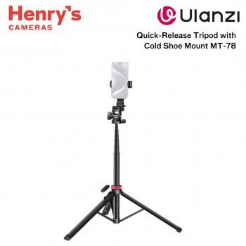 Ulanzi Quick-Release Tripod with Cold Shoe Mount MT-78 Ulanzi Quick-Release Tripod with Cold Shoe Mount MT-78