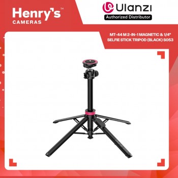 Ulanzi MT-44 M 2-in-1 Magnetic & 1/4" Selfie Stick Tripod (Black) S053
