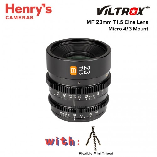 Viltrox MF S 23mm T1.5 Cine Lens Micro 4/3 Mount
