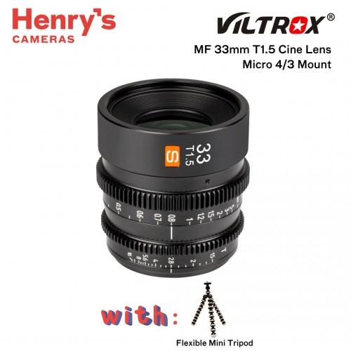 Viltrox MF S 33mm T1.5 Cine Lens Micro 4/3 Mount