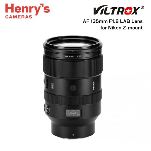 Viltrox AF 135mm F1.8 LAB Full-Frame Lens for Nikon Z-mount Viltrox AF 135mm F1.8 LAB Full-Frame Lens for Nikon Z-mount