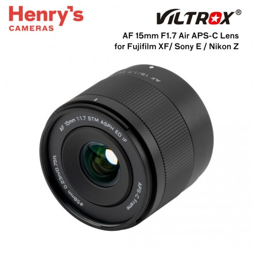 Viltrox AF 15mm F1.7 Air APS-C Lens for Fujifilm XF / Sony E / Nikon Z