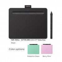 Wacom Intuos Small Creative Pen Tablet CTL-4100WL - Black (Wireless)