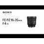 Sony FE PZ 16-35mm F4 G Lens