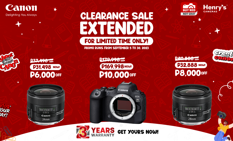 Canon Sale